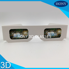 Christmas Snowman Party 3D Fireworks Glasses Rainbow paper diffraction glasses