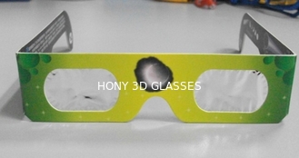 Eco Paper Solar Eclipse Glasses Sun Glasses / Hony 3d solar eclipse viewing glasses