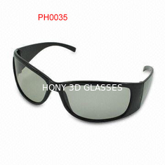 Imax Cinema Black Linear Polarized 3D Glasses With 0.72mm Lenses