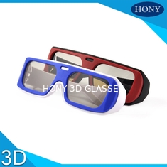 Cheap Real D Circular Polarized 3D Glasses Used on Passive 3D TV Theatre