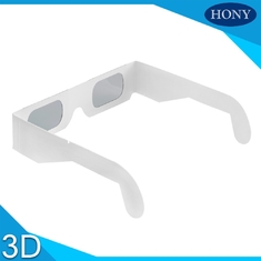 One Time Used Paper Frame Linear Polarzed Glasses For Imax System
