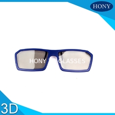 Clip On Disposable Passive 3D Glasses For Cinema One Time Use