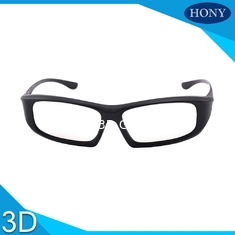 Plastic Universal Circular Polarized 3D Glasses Passive 3D Cinema Eyewear