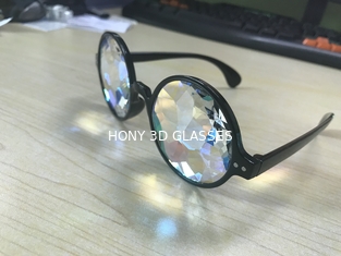 Plastic Hony Newest Product , Flower Lense Kaleidoscope Glasses For Dance Musice Fesvital