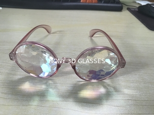 Plastic Hony Newest Product , Flower Lense Kaleidoscope Glasses For Dance Musice Fesvital