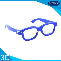 Plastic Kids Polarized 3D Glasses , Disposable Eye Glasses With Colorful Frame