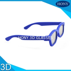 Plastic Kids Polarized 3D Glasses , Disposable Eye Glasses With Colorful Frame