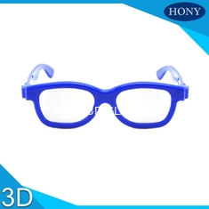 Plastic Kids Polarized 3D Glasses , Disposable Eye Glasses With Colorful Frame