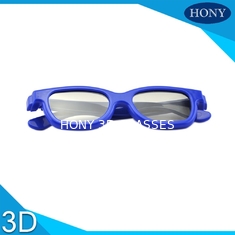 Plastic Kids Polarized 3D Glasses , Disposable Eye Glasses With Colorful Frame