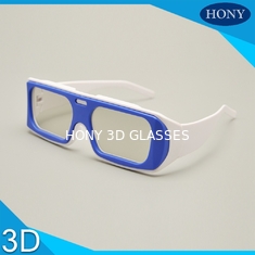 IMAX Reusable Linear Polarized 3D Glasses White / Blue Frame For Adult