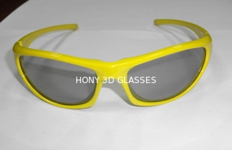 Fashion Plastic Circular Polarized 3D Glasses For Cinema CE EN71