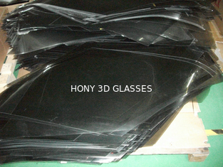 3D Glasses Lens LCD Polarized Film Sheet Replacement Anti Scratch Grey Color