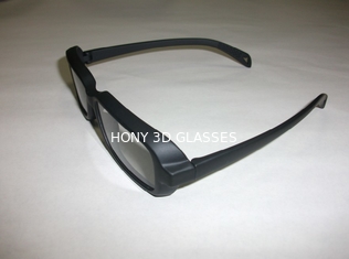 Plastic Circular Polarized 3D 4D 5D TV Glasses In PC Frame OEM