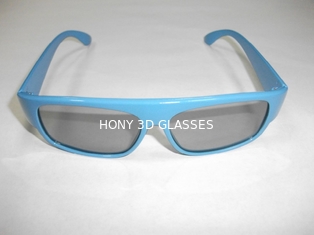 Red Blue Plastic Circular Polarized 3D Glasses ROHS, EN71
