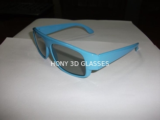 Red Blue Plastic Circular Polarized 3D Glasses ROHS, EN71