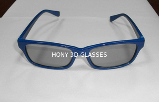 45 / 135 Degree Real Linear Polarized 3D Glasses In PC Plastic Frame For Party Games