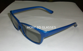 45 / 135 Degree Real Linear Polarized 3D Glasses In PC Plastic Frame For Party Games