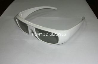 Types Of PC Plastic Linear Polarized Anaglyph 3D Glasses Black Red White Color