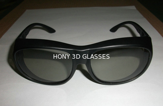 Green Linear Polarized 3D Glasses Plastic Eyewear For Movie