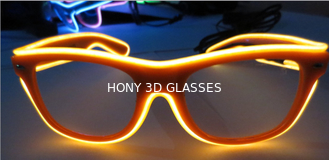 Popular El Wire Glasses Diffraction Effect Lens For Watching Fireworks