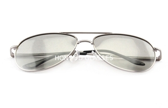 Metal Frame Linear Polarized 3D Glasses For Imax Movie Pilot Fashion Frame