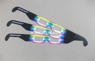 Red Cyan Paper Polarized 3D Glasses With 0.26mm Thickness Lenses