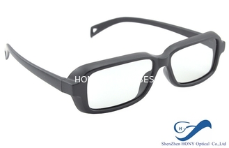 Elegance Plastic Frame Plastic 3D Glasses ,  Men Circular Polarized 3D Computer Glasses