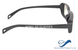 Elegance Plastic Frame Plastic 3D Glasses ,  Men Circular Polarized 3D Computer Glasses