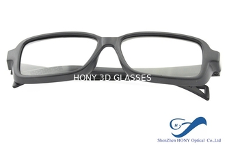 Elegance Plastic Frame Plastic 3D Glasses ,  Men Circular Polarized 3D Computer Glasses