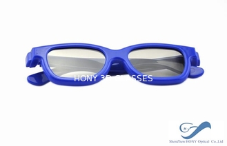 Kids Plastic Frame Active Shutter Glasses , Linear Polarized Reald 3D Glasses