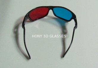 Anaglyph Plastic Red Cyan 3D Glasses Passive For Watching Movie