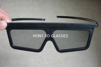 ABS Plastic Frame Linear Polarized 3D Glasses / Movie Eyewear