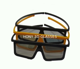 ABS Plastic Frame Linear Polarized 3D Glasses / Movie Eyewear