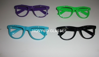 Customized Flip Style Rainbow 3D Fireworks Glasses With PC Plastic Frame