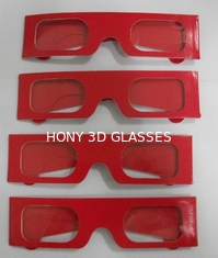 Disposable Chromadepth Movie Theater 3d Glasses Custom Logo For Pictures