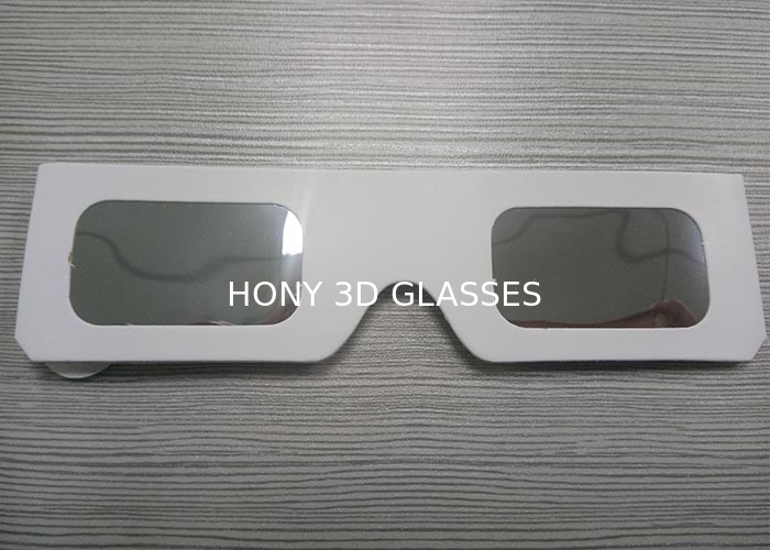 Customize Cardboard Solar Eclipse Eyewear / White Color eclipse viewing glasses