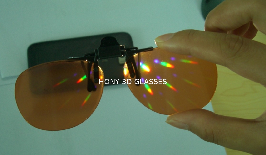 Customized 3D Fireworks Glasses Thick Lenses Eco Friendly Materials