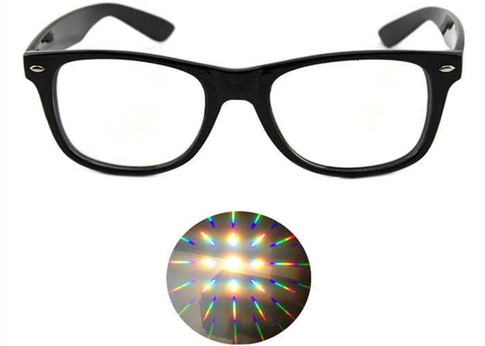 13500 Lines Light Gratings Diffraction Prism Fireworks Rave Glasses Plastic