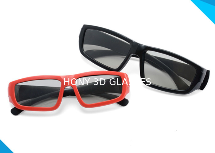 Adult &amp; Kids Custom Printed Plastic Circular Real D Polarized 3D Glasses