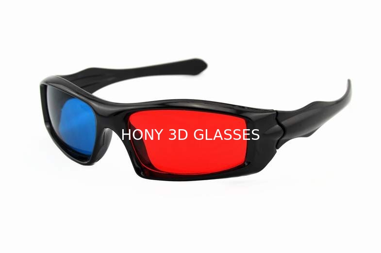 Passive Plastic Red Cyan 3D Glasses