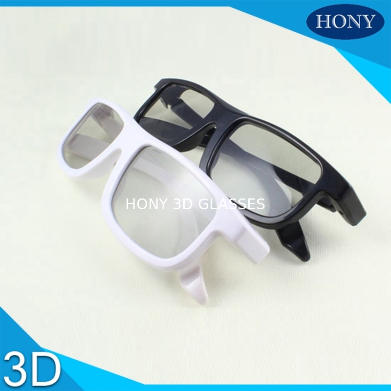 Comfortable Design Linear Polarized 3D Glasses 0.23mm Thickness For IMAX Movie Theater