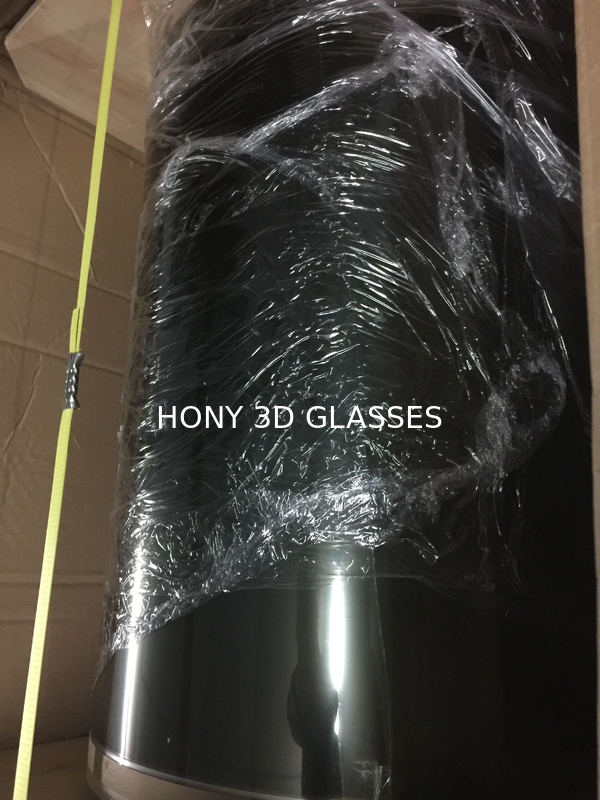 710 * 406mm Polarizing Film Sheet Imax 3d Glasses Material Black Color