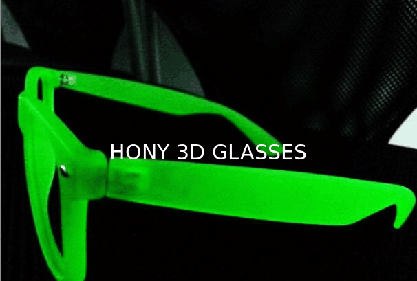 Fluorescence 3d Diffraction Glasses With Pc Clear Diffraction Lens Eco Friendly