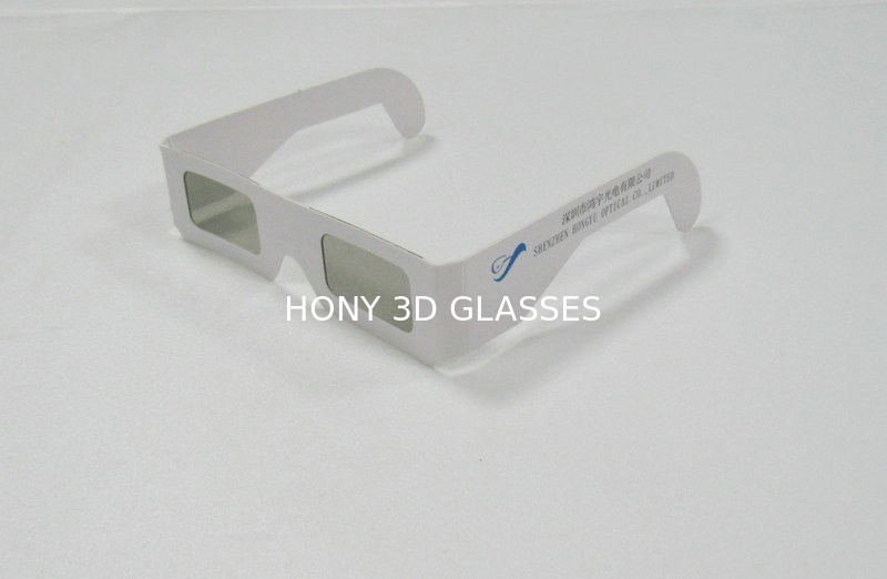 Paper Frame Circular Polarized 3D Glasses For Reald Or Masterimage System