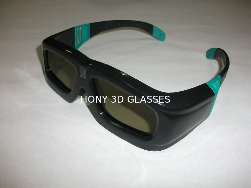 Black Custom 3d Passive Polarized Glasses , Xpand Theater 3D Glasses