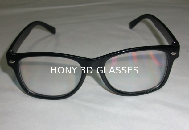 Adult Rainbow 3D Fireworks Glasses Durable Pc Plastic Frame Eyewear