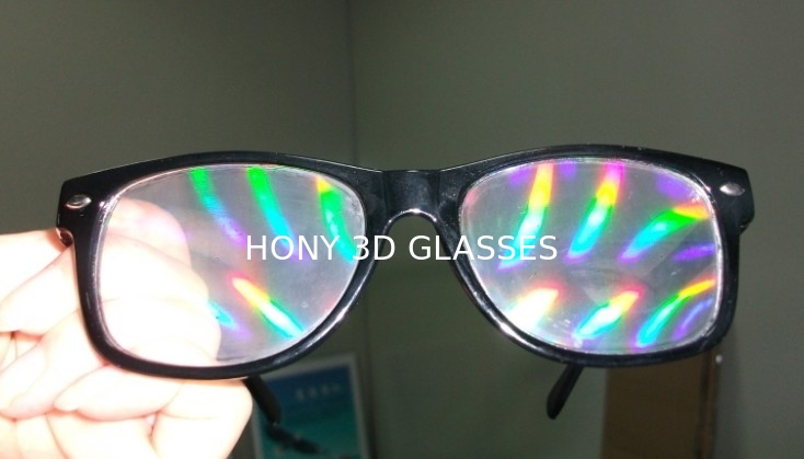 different color PC frame 3d firewroks glasses with custom printing