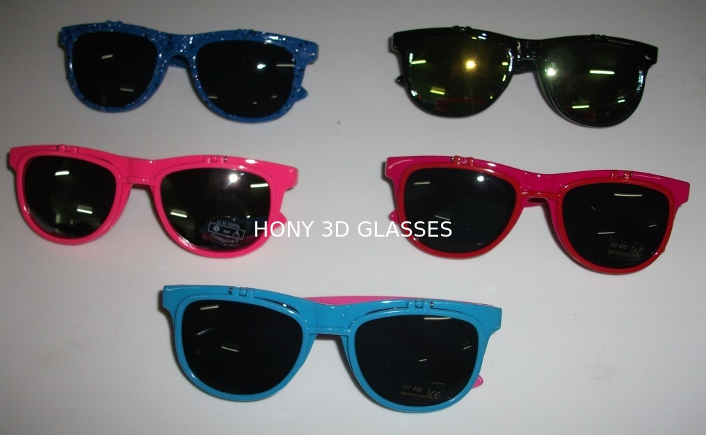 ODM design 1.0mm PMMA rainbow 3d fireworks glasses lense eyewear for promotions